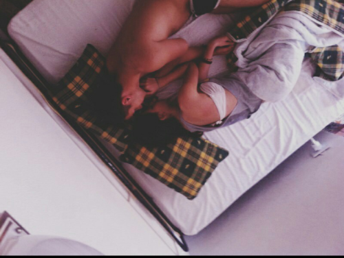 immobilizedbythethoughtofyou:  Lying close to you, feeling your heart beating. 