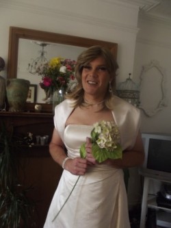 sissymissytv:  thetransgenderbride:  Here’s a beautiful bridal T-Girl made over by Queen Bea; her name is Caroline. SOURCE: Homedressing Makeover and Photo Service, Colchester, Essex, United Kingdom  Be beautiful