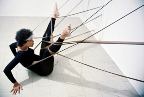 Artist Senga Nengudi performative inspiration.