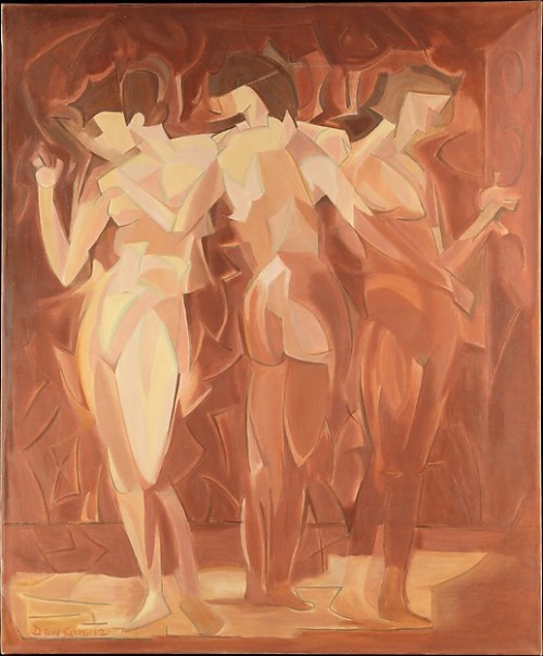 fablesandgables: Meeting (The Three Graces) - Manierre Dawson, 1912Oil on canvas, 58 1/8 x 48 i