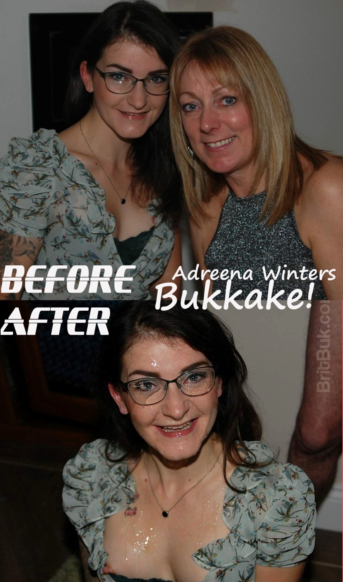 BEFORE AND AFTER FACIALS BUKKAKE!