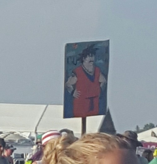 everyone at bonnaroo was meme trash and here is the proof in order: ron swanson with cornrows timmy’
