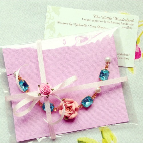 eyeadore - Custom order - Newborn anklet made with pink resin...