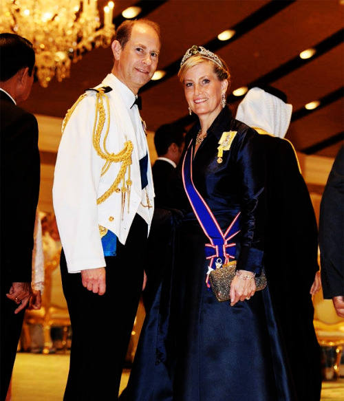 Their Royal Highnesses The Earl and Countess of Wessex in Brunei for HM The Sultan of Brunei&rsq