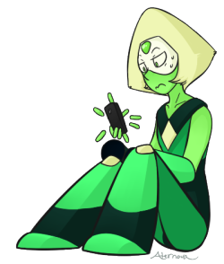 ater-nova:  Peridot steals finds a smartphone.“What