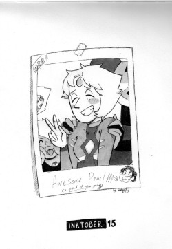 author45:  Idk how many times i rewatched this episode ^^ so proud of my Pearl! Specially dedicating Inktober for my best girl :3 