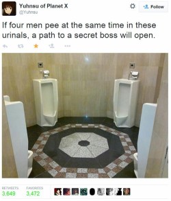 t0tsu:  toonlinkyoshi:   The Chamber of Pee-crets