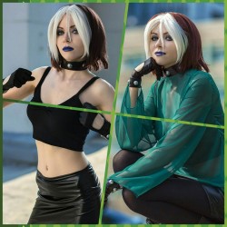 Cruzrogue:  Rogue From X-Men Evolution.  Cosplay!    &Amp;Lt;3 &Amp;Lt;3 &Amp;Lt;3