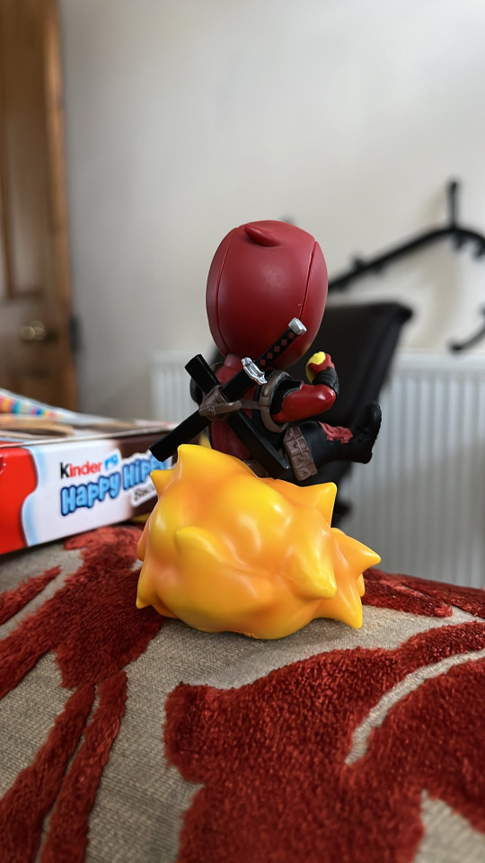 I Got This Deadpool Figure And I Just Wanna Know What Hes Sat On Is It A Fart???