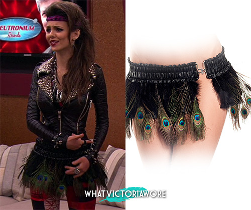 Victorious S02 Tori Vega Black Leather Jacket