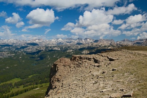 Beartooth Mountains, form Beartooth Butte, Montana/Wyoming.2017