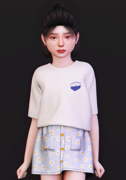 ► Special Child T-Shirt + SkirtNew MeshAll LOD’s20 / 28 SwatchesHQ CompatibleTeen to EldersDOWNLOAD 