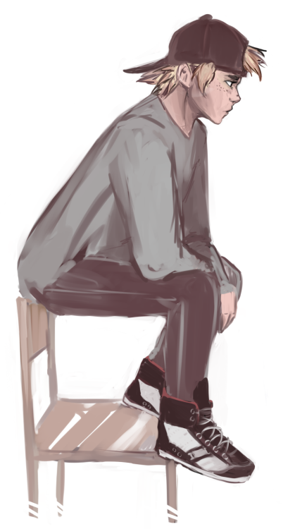 thaidoodles:I discovered drawing Bakugou in snapbacks is a lot of fun