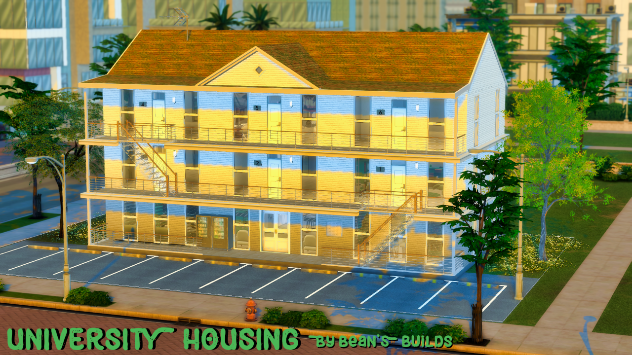 Building dorms In Sims 2