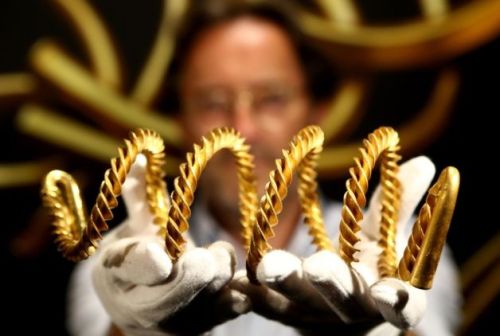 3,000 year old Golden Torc from the Ulster Museum in Belfast.