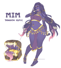 shysirensong: Mims standard outfit : &gt;  She cant morph anything shes wearing so she tends to wear mostly jewelry to use as bait and prefers clothes easy to slip on/off/hide : &gt; That means when shes morphed into an object shes completely nude ;