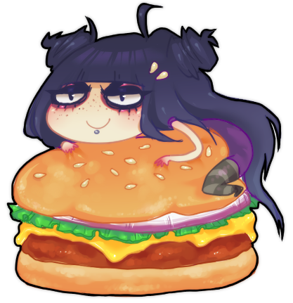tesazombie:  i draw myself on top of my favorite food because i’m cool. 