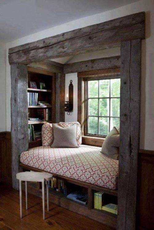 Now THAT’S  a reading nook!