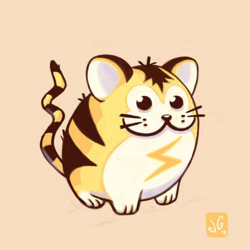 Kotora - After seeing all the unused Pokemon designs from the Gold demo, I had to do a drawing of th