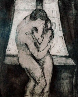 the-naughty-southern-belle:  Kiss - Edvard Munch (1892) 