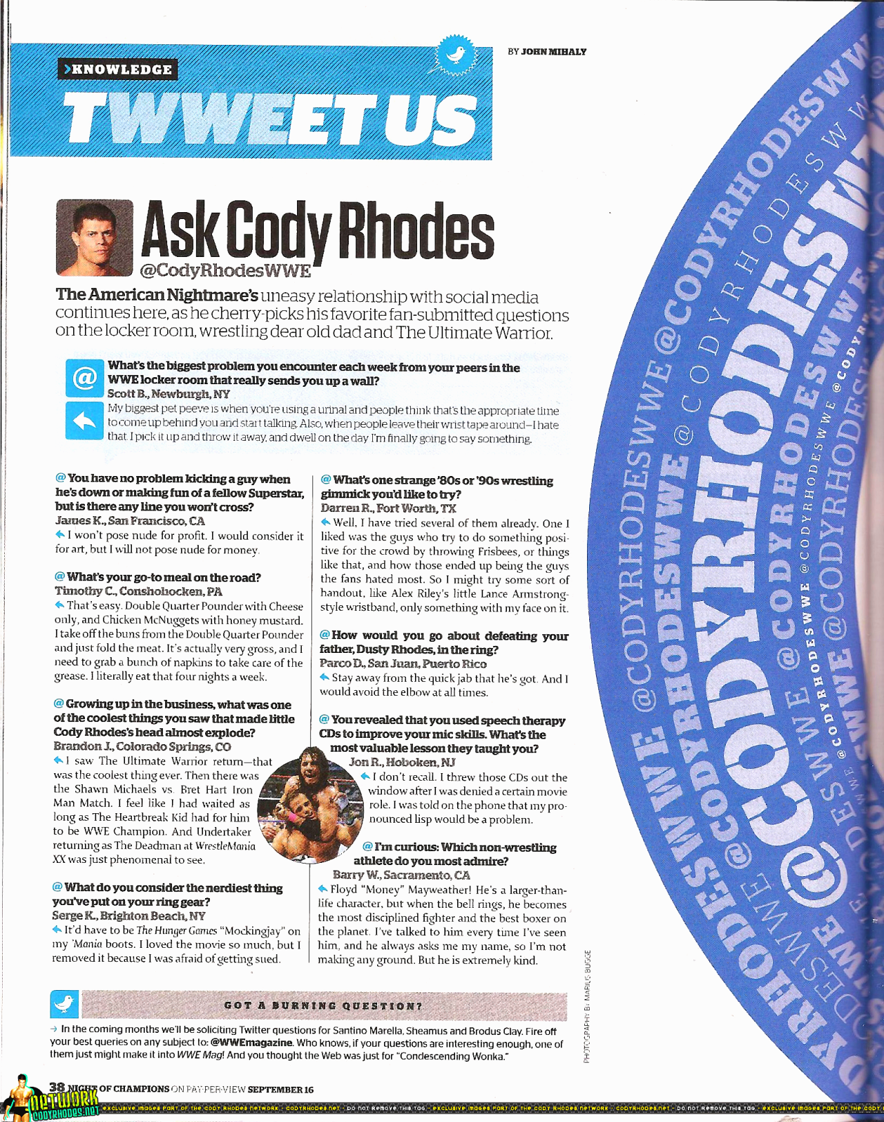 crossing-rhodes:  Cody Rhodes in WWE Mags. [Part 1]