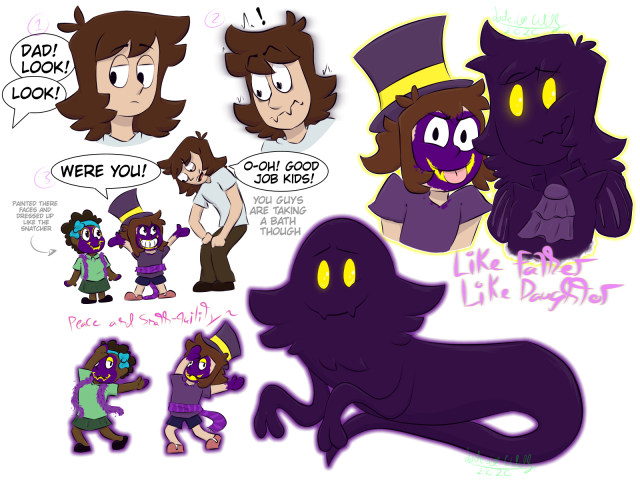 I made some art cuz this AU is the best Hat it Time AU I’ve ever seen and I love it! I thought it would be cute to think of the...