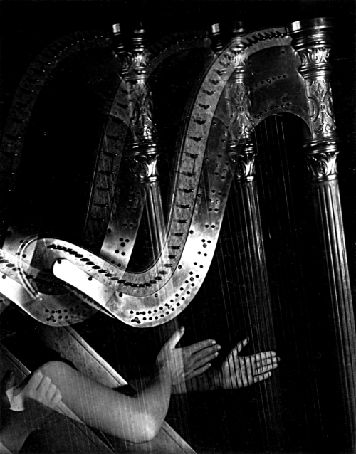 onlyoldphotography:Imogen Cunningham: Three Harps, 1935