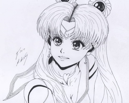 enioarts:Sailor Moon . Tbm entrei na brincadeira . #sailormoonredraw #sailormoon #sailormoonedit #sa