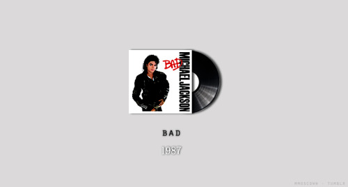 1979 - 2001 Michael Jackson’s albums 