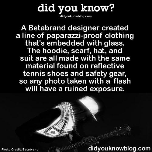 did-you-kno:  A Betabrand designer created a line of paparazzi-proof clothing that’s
