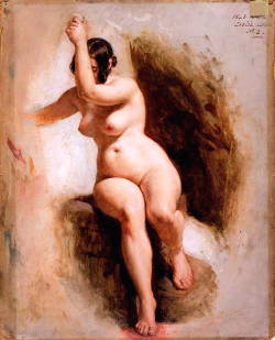 artbeautypaintings:  Female life study - William Edward Frost