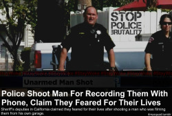 4mysquad:   Police Shoot Man For Recording Them With Phone, Claim They Feared For Their Lives      The Sacramento sheriff’s deputies shot Danny Sanchez on Friday. The shooting occurred when the Sheriff’s department SWAT team showed up to arrest his