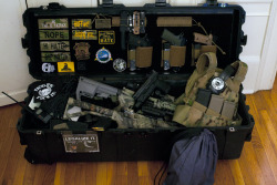 victran:  huff-well:  dirty-gunz:  sixpointfivemm:  dirty-gunz:  huff-well:  Packing the usual. Tomorrow I will repost with more info on all the gear. Keep an eye out!  uhh this looks like tacxlife’s gear. I didn’t know he went by huff-well  This