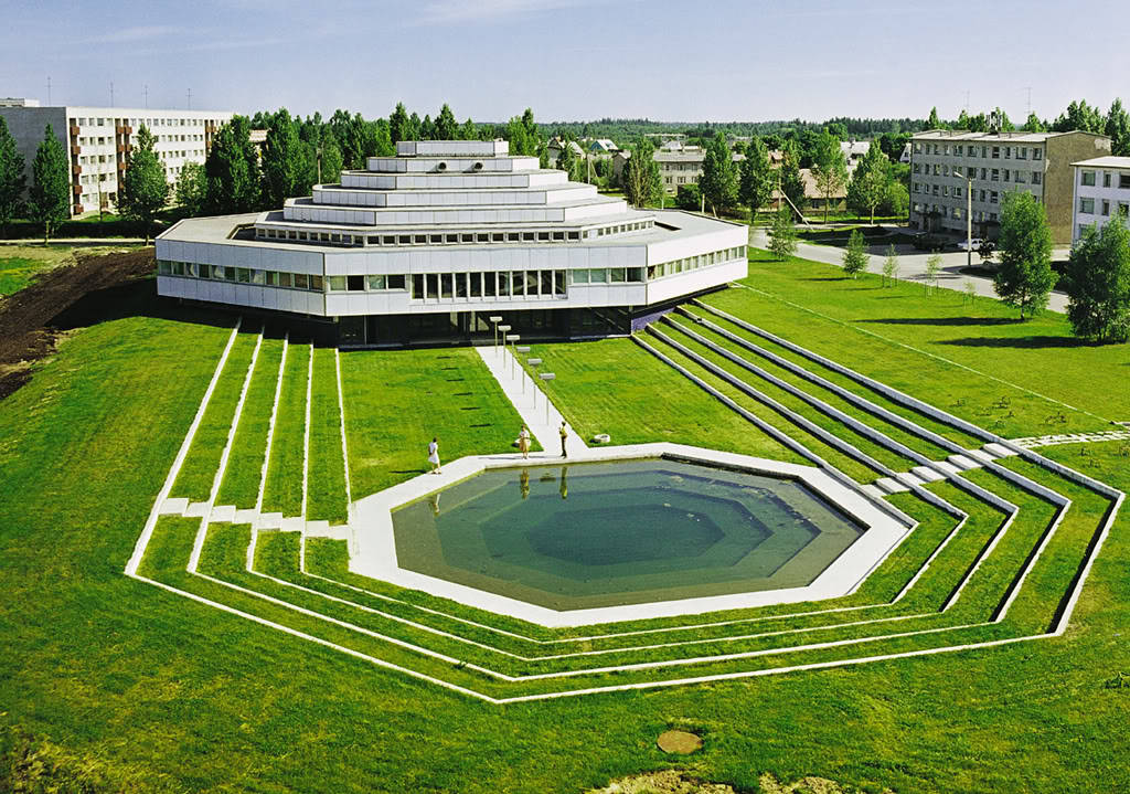 An administrative building in Rapla, Estonia