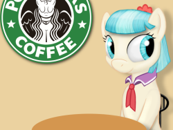 mlpfim-fanart:  Waiting for her coffee. by