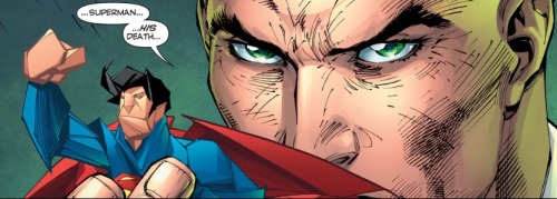 onlyincomics:Lex Luthor speculates on the how the world’s finest superheroes will die- Superman Unch