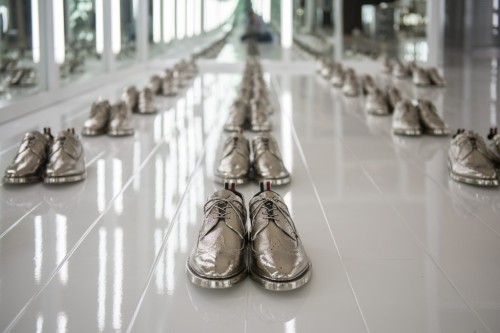 Thom Browne installation @ Le Bon Marché Rive Gauche, 2015