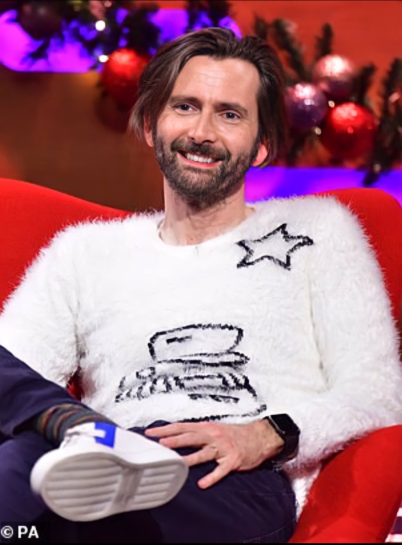 Promo photo of David Tennant from The Graham Norton Show - Friday 18th December 2020