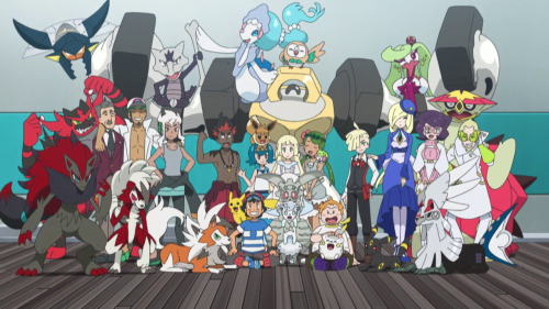 pokeaniepisodes:The Alola cast final group shot…thank you Sun & Moon ❤️ 