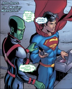 catie-does-things:  Clark and J'onn eating Double Stuffed Oreos on the moon.