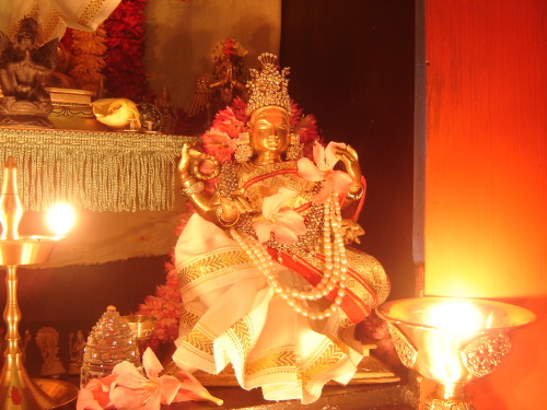 Diwali puja at my household shrine 