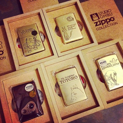 My friend just got back from Tokyo and picked me up these collectible studio ghibli lighters! Each comes in its own wooden box, love em!