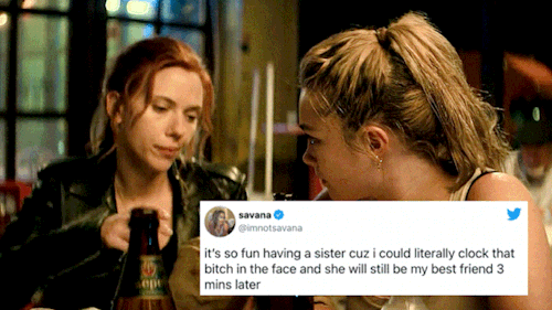 Natasha & Yelena + Tweets