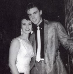 theheftyhideaway:  rick-nelson: Ricky Nelson and Wanda Jackson a.k.a. “the Queen of Rockabilly”. I love Wanda, but goddamnit, RICKY. OH, RICKY! 