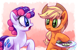rarijackdaily:  Applejack, I told you before those are for my beauty treatment!  x3!