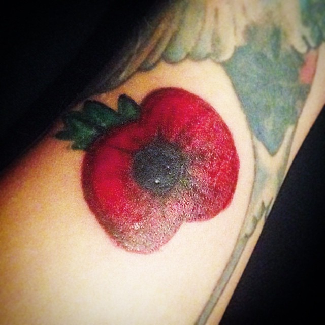 Flamin Eight Tattoo  Remembrance tattoo by Kayne kaynesherwood  kayneflamineight poppy poppytattoo lestweforget remembrancetattoo  remembranceday colourtatoo scripttattoo tatuguru tatuguru flamin8  flamineight flamineighttattoos 