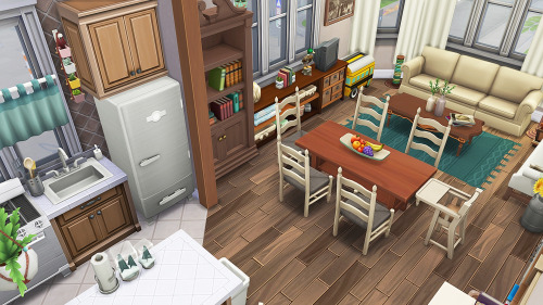 TINY APARTMENT FOR 8 SIMS 4 bedrooms - 7-8 sims1 bathroom§51,586 (will be less when placed due 