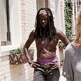 atlantafive:  ten days of the walking dead →  three characters [3/3]⤷ m i c h o n n ei was gone for a long time. but then andrea brought me back. your dad brought me back. you did.