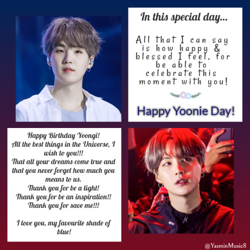 March 9th of 2021, 00:00hs.. - The Love Born in Human Form, and he is You! #HAPPY_YOONGI_DAY&nb