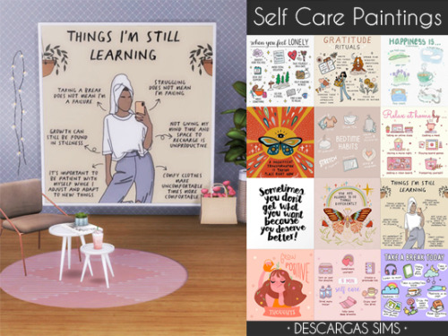 Self Care Paintings-12 swatches DOWNLOAD!